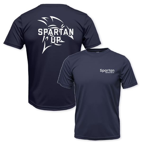 SPARTAN UP - UNISEX DRYFIT SS CREW