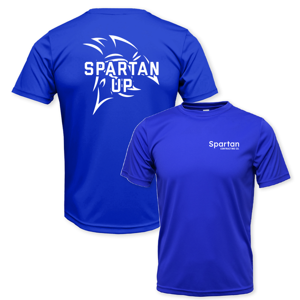 SPARTAN UP - UNISEX DRYFIT SS CREW