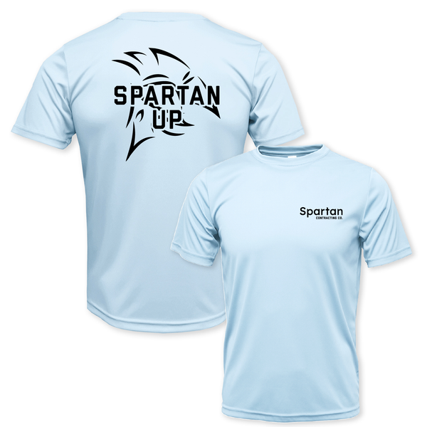 SPARTAN UP - UNISEX DRYFIT SS CREW