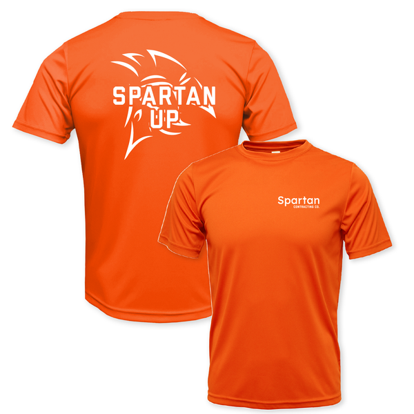 SPARTAN UP - UNISEX DRYFIT SS CREW