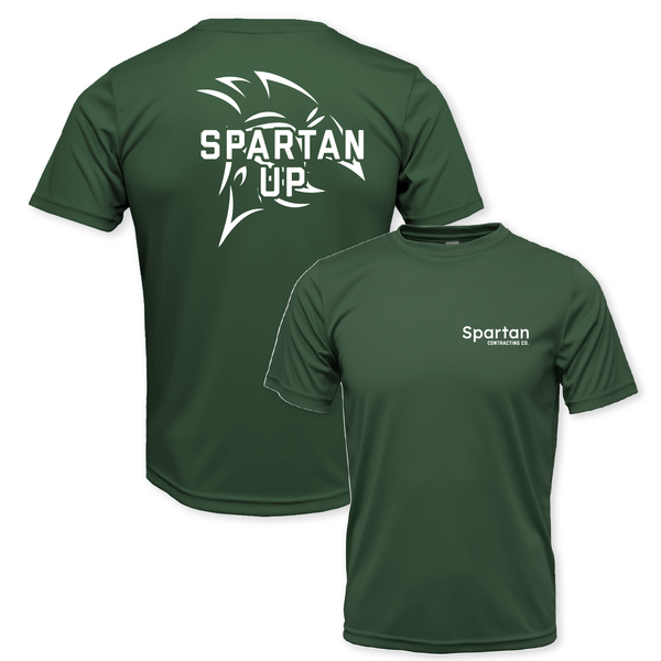 SPARTAN UP - UNISEX DRYFIT SS CREW