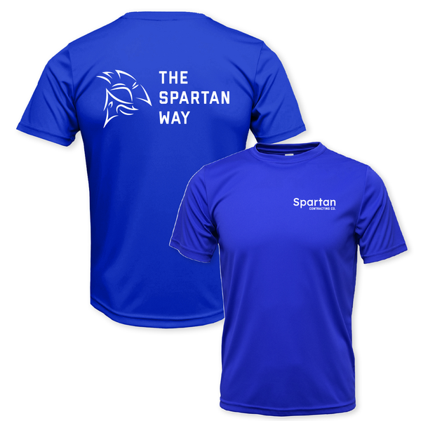 THE SPARTAN WAY - UNISEX DRYFIT SS CREW