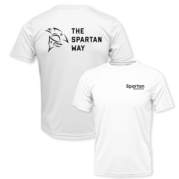 THE SPARTAN WAY - UNISEX DRYFIT SS CREW