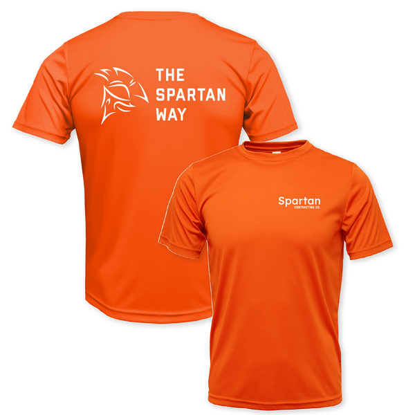 THE SPARTAN WAY - UNISEX DRYFIT SS CREW