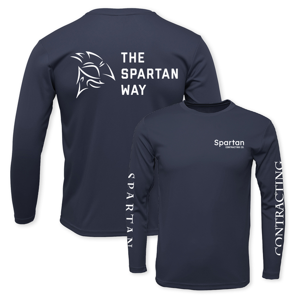 THE SPARTAN WAY - UNISEX DRYFIT LS CREW