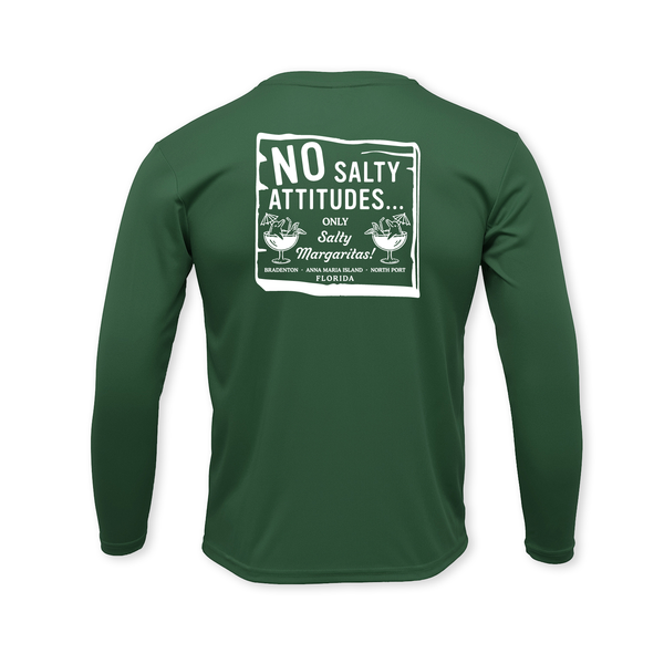 NO SALTY ATTITUDES - UNISEX DRYFIT CREW