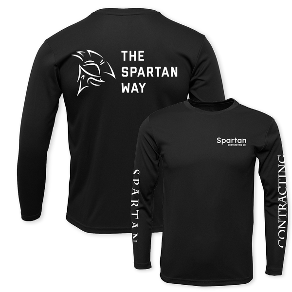THE SPARTAN WAY - UNISEX DRYFIT LS CREW