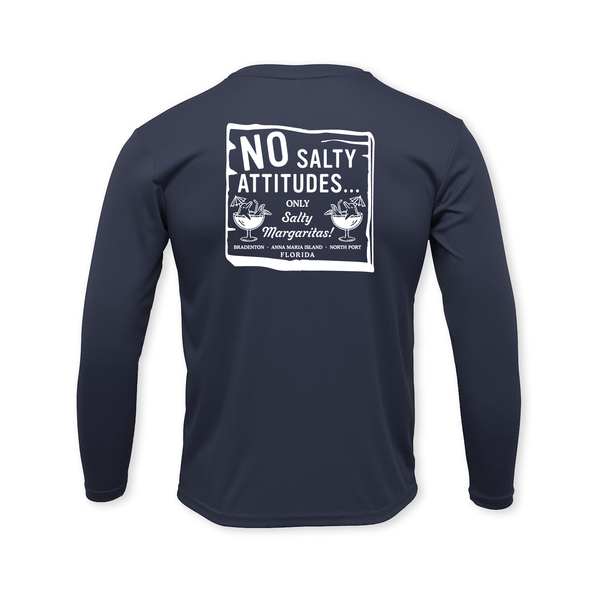 NO SALTY ATTITUDES - UNISEX DRYFIT CREW