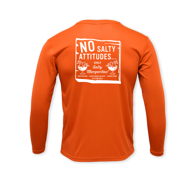 NO SALTY ATTITUDES - UNISEX DRYFIT CREW