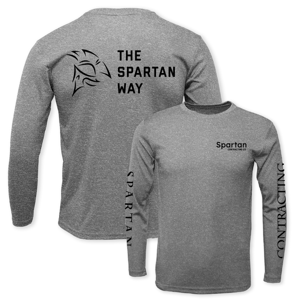 THE SPARTAN WAY - UNISEX DRYFIT LS CREW