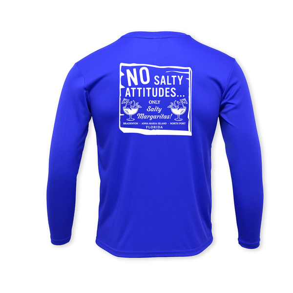NO SALTY ATTITUDES - UNISEX DRYFIT CREW