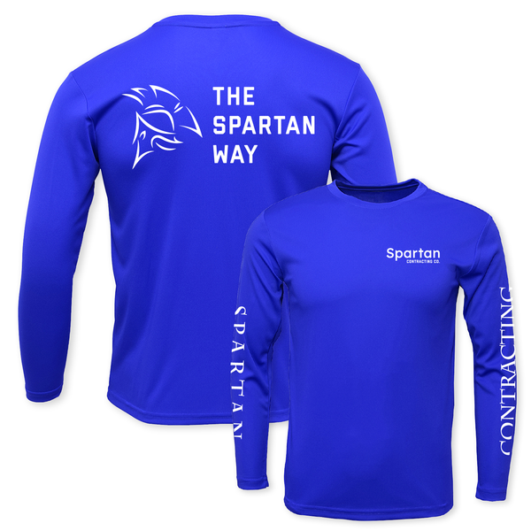 THE SPARTAN WAY - UNISEX DRYFIT LS CREW