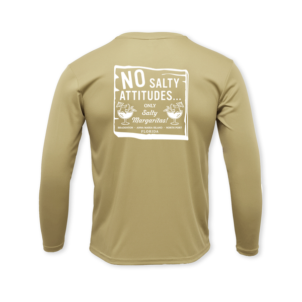 NO SALTY ATTITUDES - UNISEX DRYFIT CREW