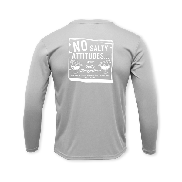 NO SALTY ATTITUDES - UNISEX DRYFIT CREW