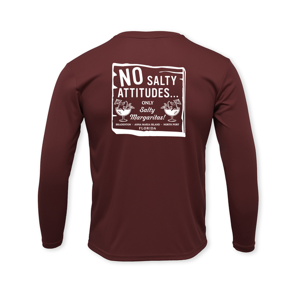 NO SALTY ATTITUDES - UNISEX DRYFIT CREW