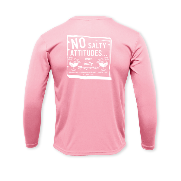 NO SALTY ATTITUDES - UNISEX DRYFIT CREW