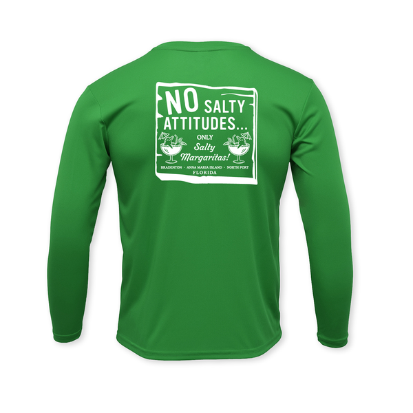 NO SALTY ATTITUDES - UNISEX DRYFIT CREW