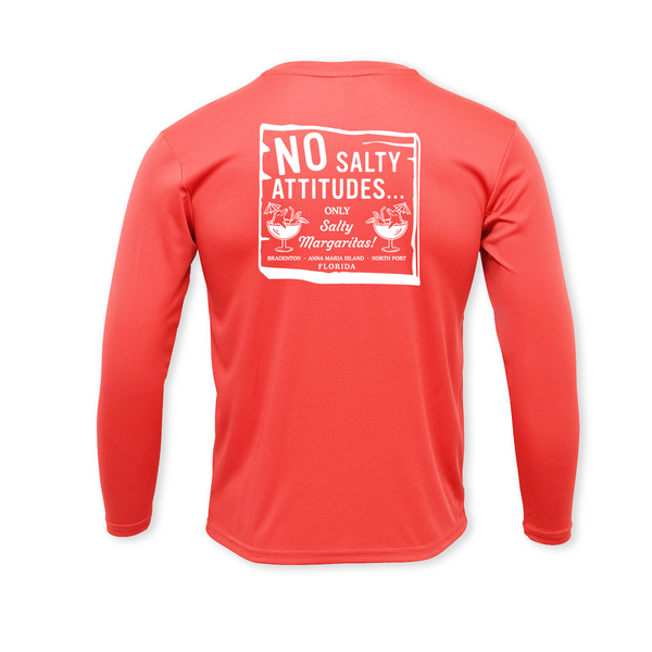 NO SALTY ATTITUDES - UNISEX DRYFIT CREW