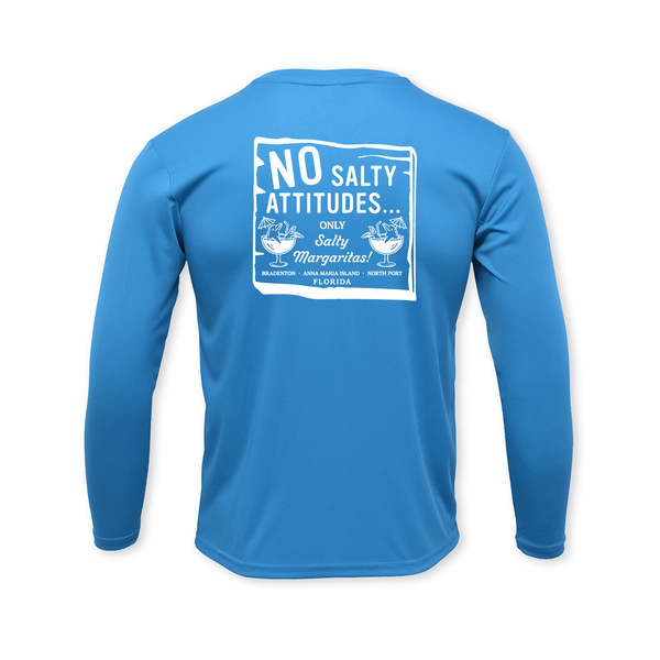 NO SALTY ATTITUDES - UNISEX DRYFIT CREW