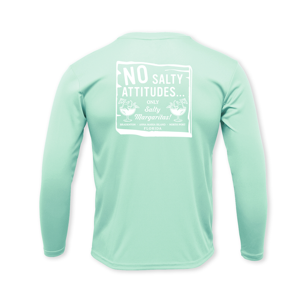 NO SALTY ATTITUDES - UNISEX DRYFIT CREW