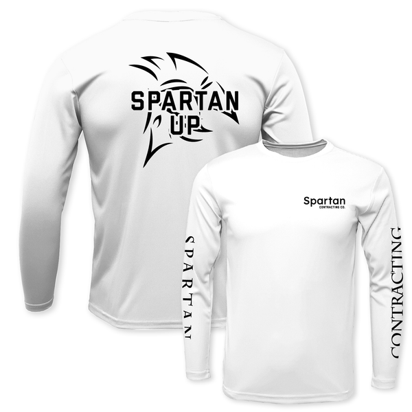 SPARTAN UP - UNISEX DRYFIT LS CREW