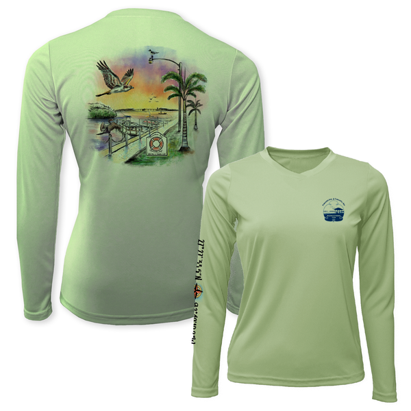 BAY - WOMEN LS PERFORMANCE V-NECK