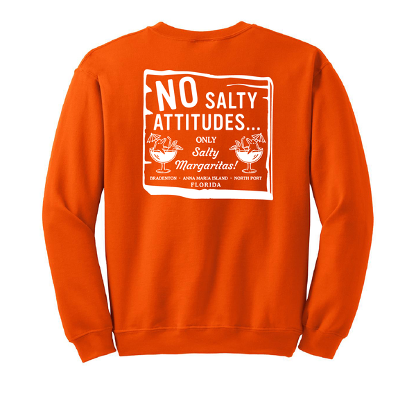 NO SALTY ATTITUDES - UNISEX FLEECE CREW