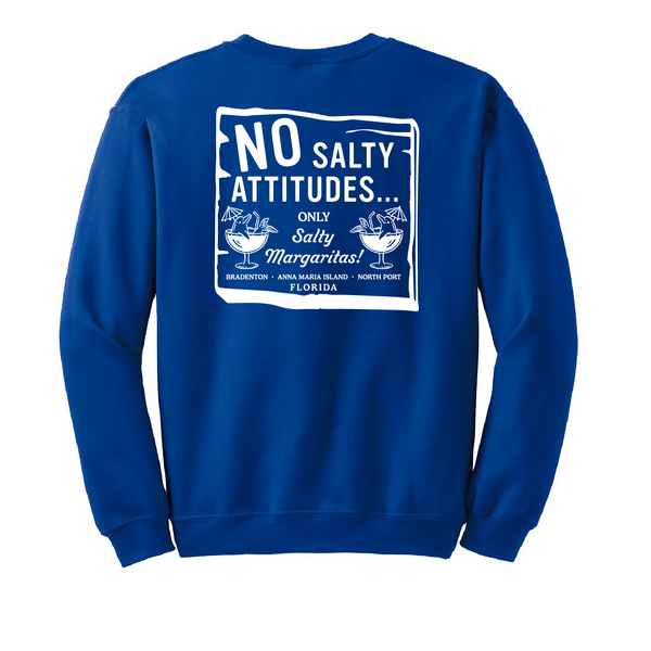 NO SALTY ATTITUDES - UNISEX FLEECE CREW