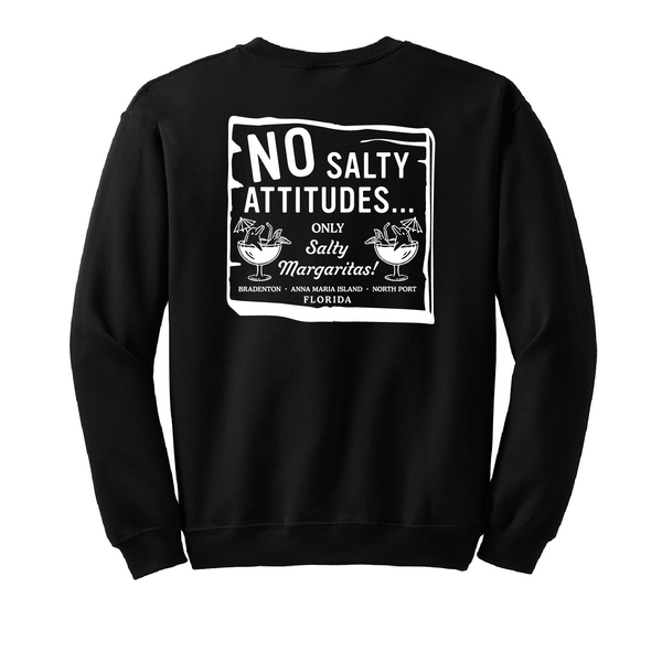 NO SALTY ATTITUDES - UNISEX FLEECE CREW