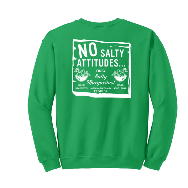 NO SALTY ATTITUDES - UNISEX FLEECE CREW