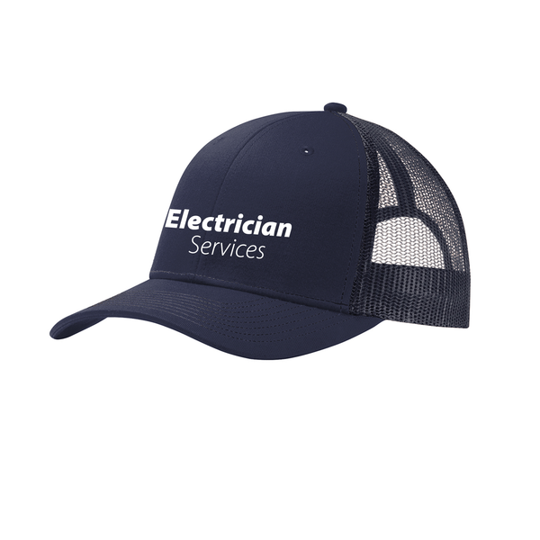 Electrician |  Embroidered Trucker Snapback Cap