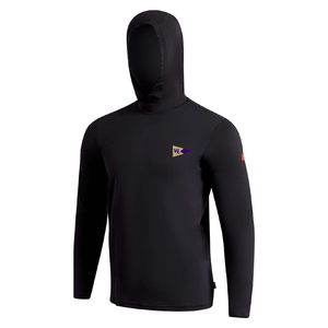 Huskies Sailing Airtex Hooded LS - Black