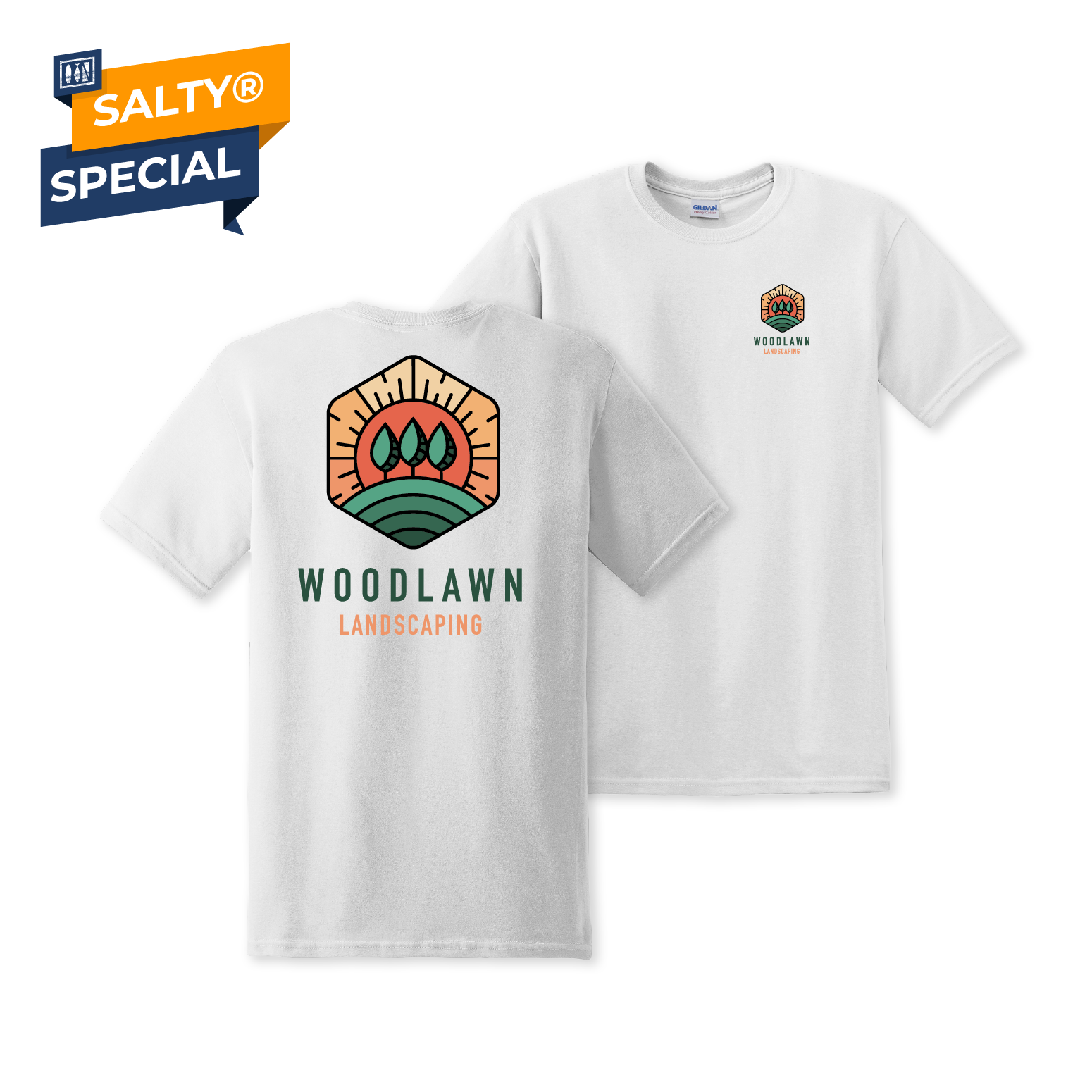 Custom T-Shirts Anna Tees White Salty® Bradenton | Island – 48pk Maria Printing