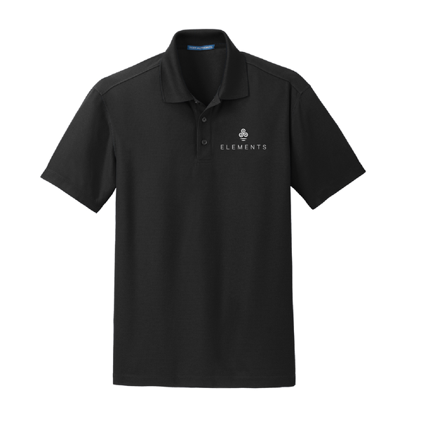 ELEMENTS - EMBROIDERED PERFORMANCE POLO