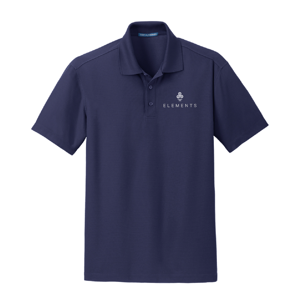 ELEMENTS - EMBROIDERED PERFORMANCE POLO