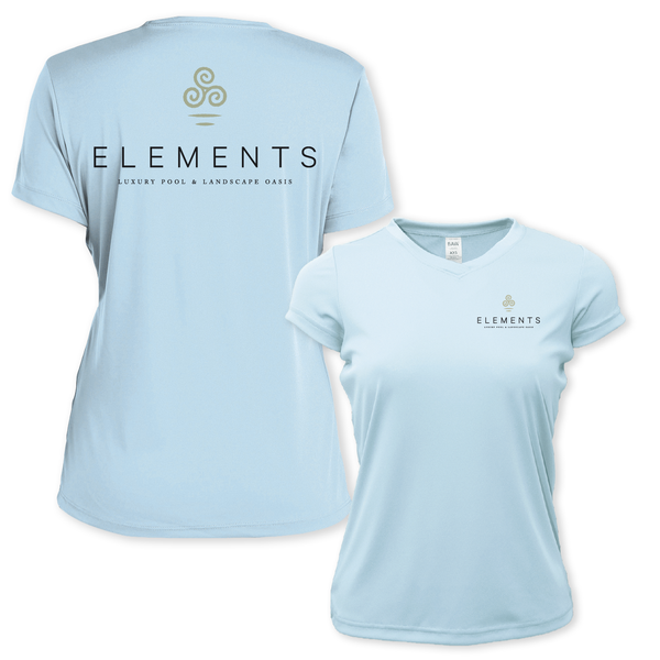 ELEMENTS - WOMEN SS DRYFIT V-NECK