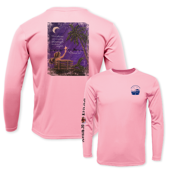 SHINE ON - UNISEX LS PERFORMANCE CREW