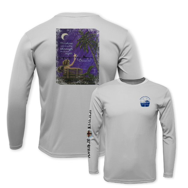 SHINE ON - UNISEX LS PERFORMANCE CREW