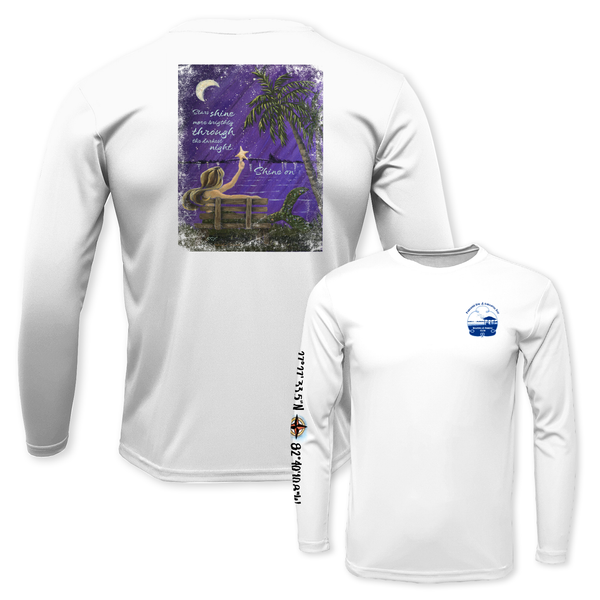 SHINE ON - UNISEX LS PERFORMANCE CREW