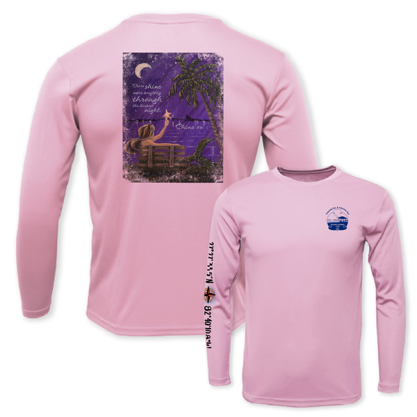SHINE ON - UNISEX LS PERFORMANCE CREW