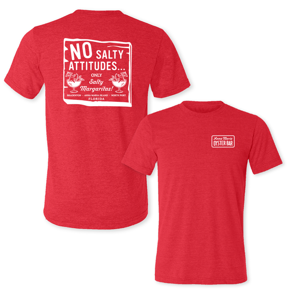 NO SALTY ATTITUDES - UNISEX TRIBLEND CREW