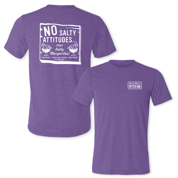 NO SALTY ATTITUDES - UNISEX TRIBLEND CREW
