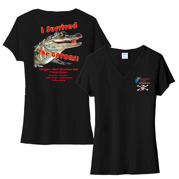 I SURVIVED - WOMEN TRIBLEND V-NECK