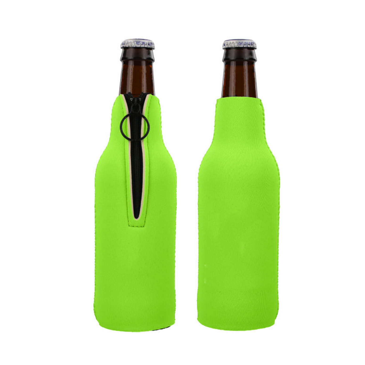 Insulated Zipper Bottle Cooler Koozies - Set of 2 » Made In Michigan