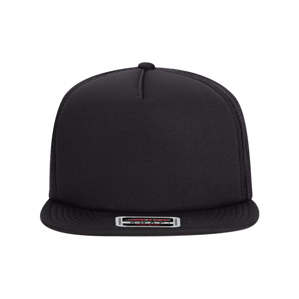 Embroidered Foam Front Flat Bill Snapback