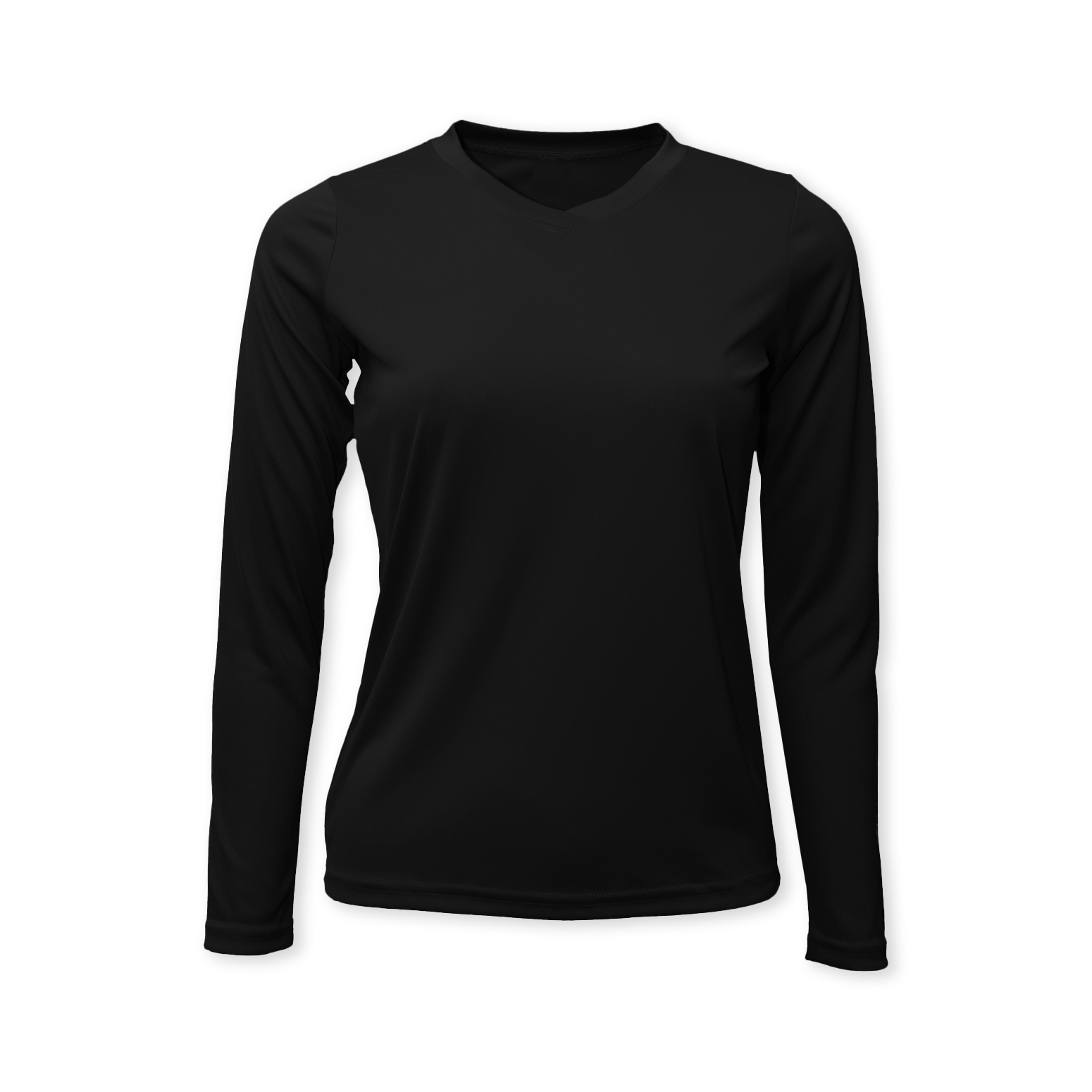 Transparent black long sleeve top shirt