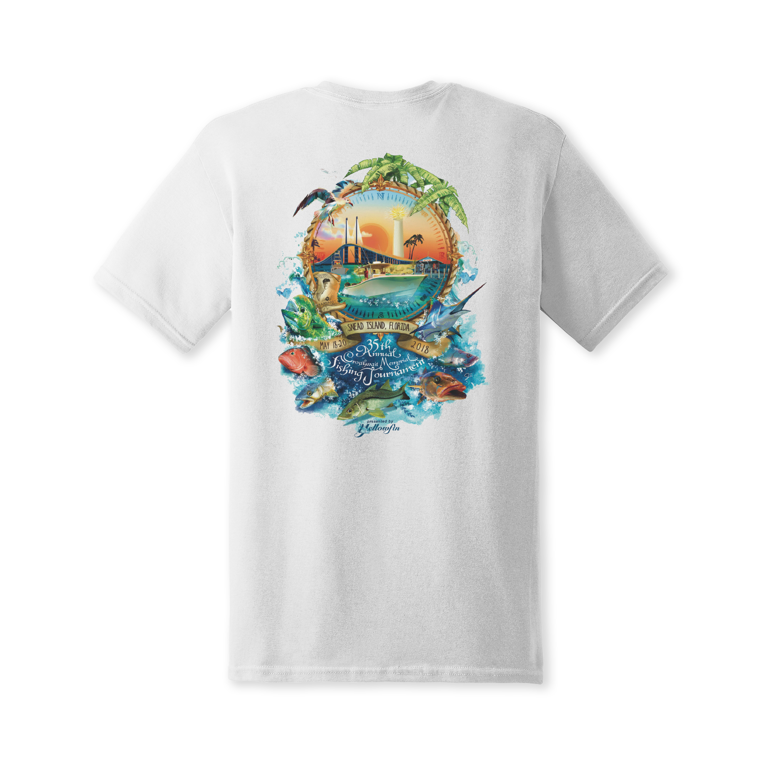 Classic Cotton Tee  Shirts for Fishing Tournaments Anna Maria Island –  Salty® Printing