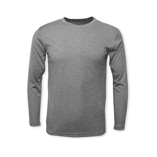 Scales Built Pro Performance Long Sleeve Fishing Shirt Pocket L Large Gray  Grey 