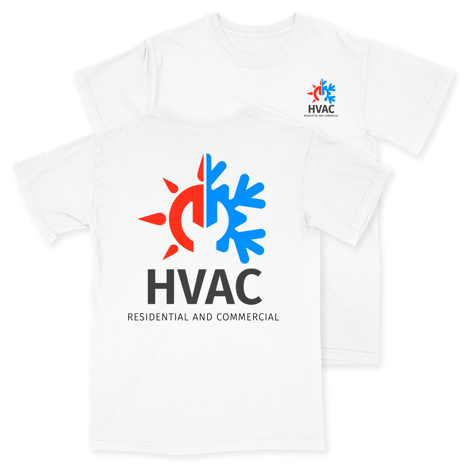 Personalized HVAC Long-Sleeve Tees  Company Shirts Bradenton – Salty®  Printing