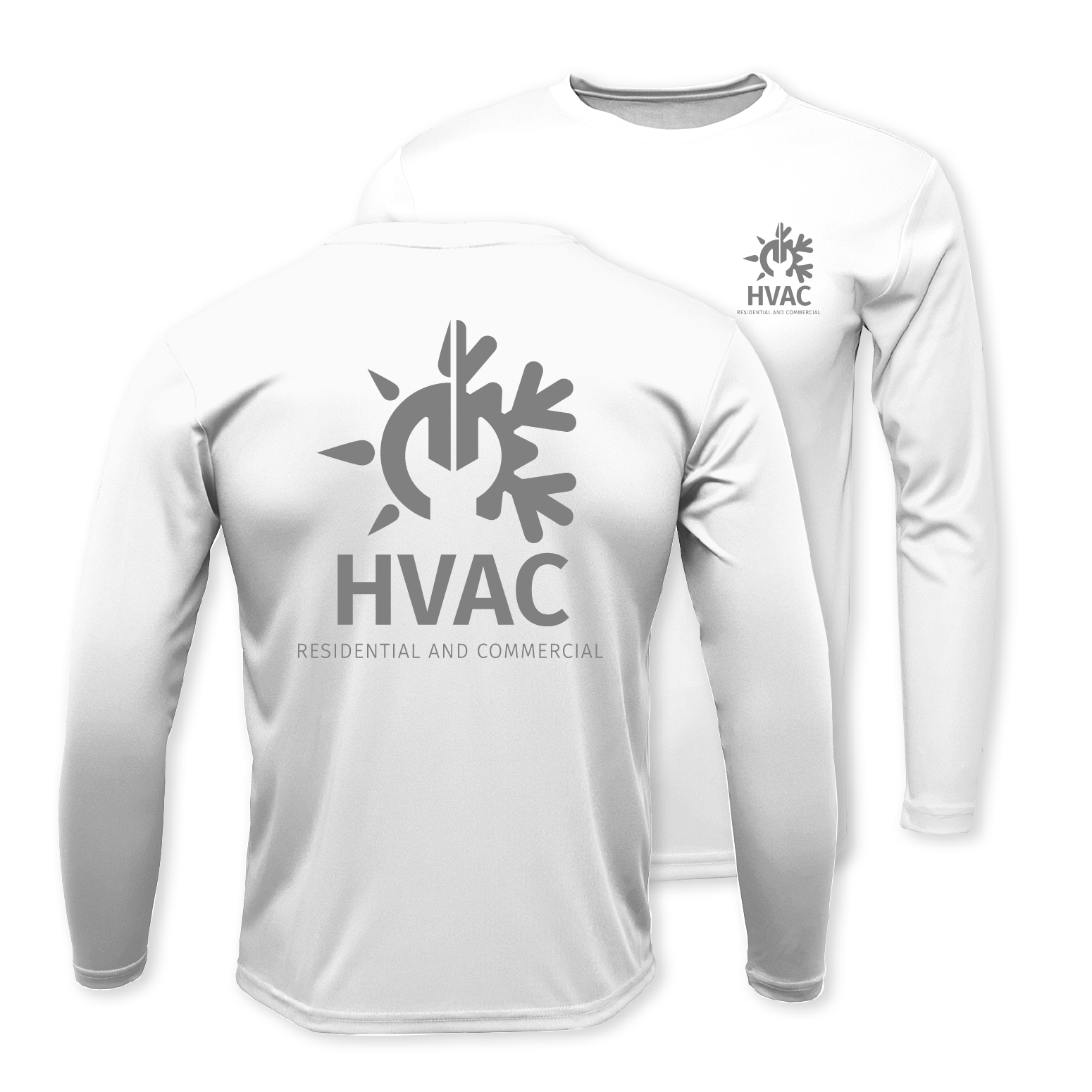 Personalized HVAC Long Sleeve T Shirt Performance Wear Sarasota